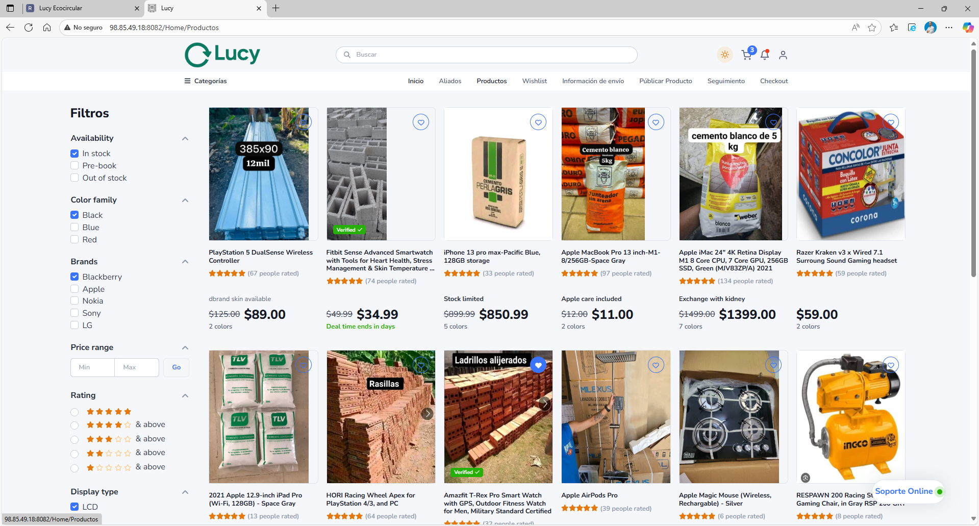 Catálogo de Productos